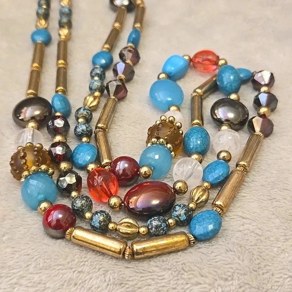 VINTAGE Bead necklace - Picture 3 of 4